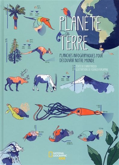 La Terre : à la découverte du monde avec l&#39;infographie - FEDERICA FRAGAPANE