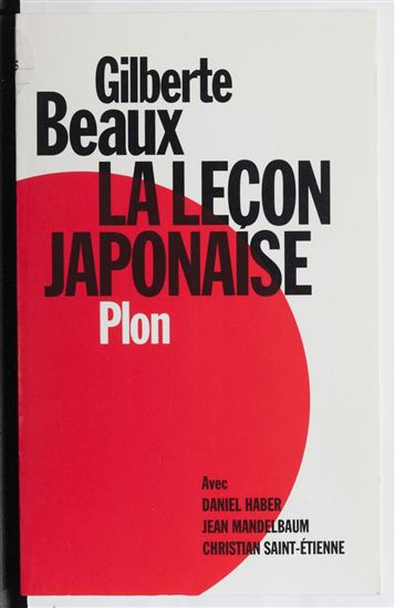 La Leçon japonaise - GILBERTE BEAUX