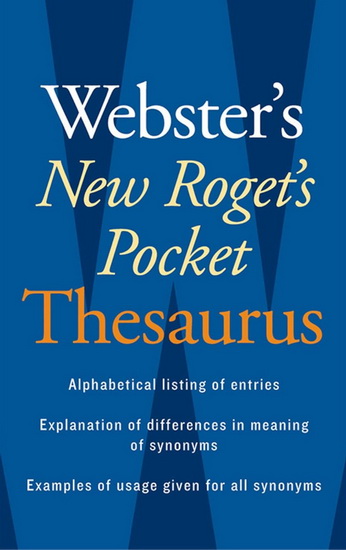 Webster&#39;s New Roget&#39;s pocket Thesaurus - COLLECTIF