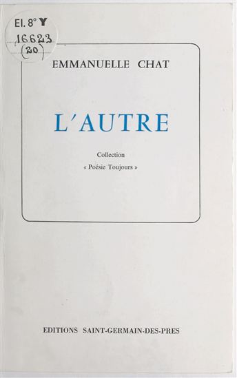L'autre - EMMANUELLE CHAT