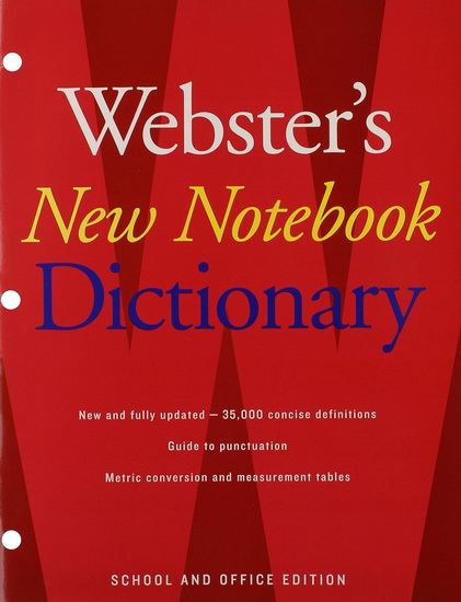 Webster&#39;s New Notebook dictionary - COLLECTIF