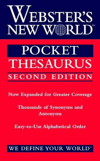 Webster&#39;s New World pocket Thesaurus 2nd ed. - CHARLTON LAIRD