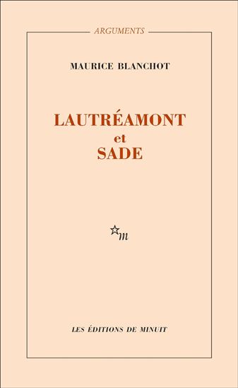 Lautréamont et Sade - MAURICE BLANCHOT