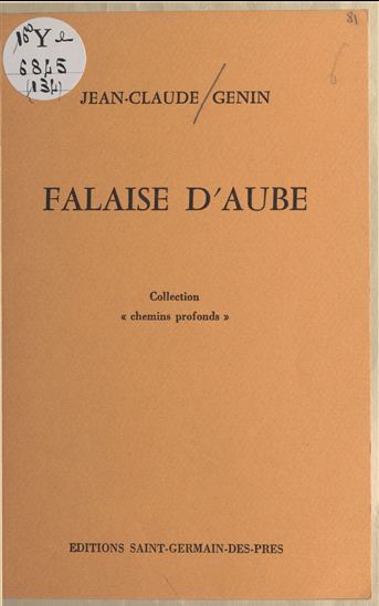 Falaise d'aube - JEAN-CLAUDE GENIN