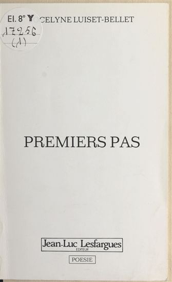 Premiers pas - JOCELYNE LUISET-BELLET
