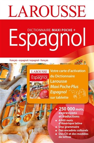 Dictionnaire Maxi Poche Plus français-espagnol, espagnol-français (avec carte d'activation) - COLLECTIF