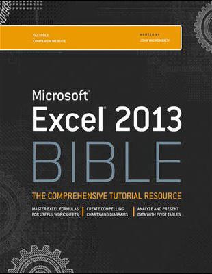Excel 2013 Bible - JOHN WALKENBACH