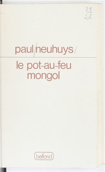 Le Pot-au-feu mongol - PAUL NEUHUYS