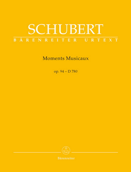 Moments Musicaux, Op. 94 D 780 (Piano) Avec Doigtés - FRANZ SCHUBERT