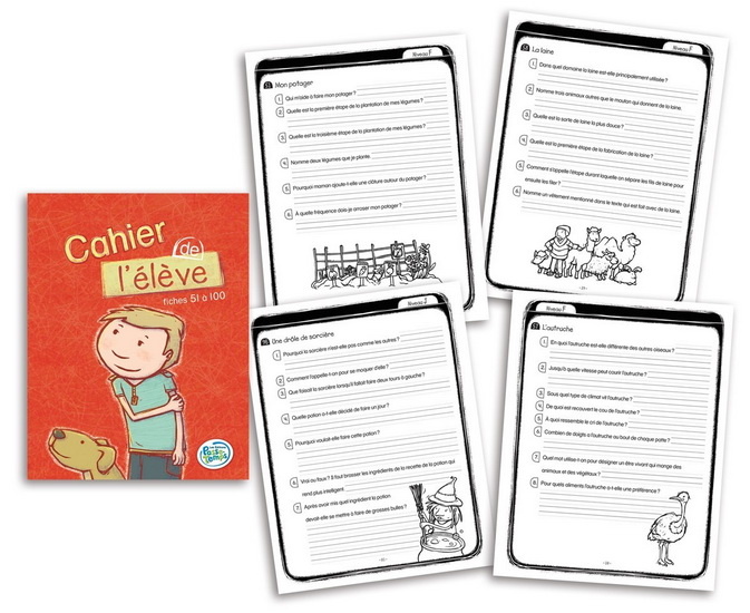 10 Cahier de l&#39;élève 1er cycle du primaire : fiches 51 à 100 - ALEXANDRA CANTIN