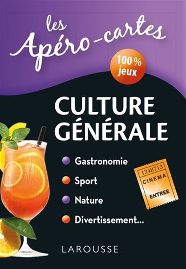 Les Apéro-cartes culture générale N. éd. - COLLECTIF