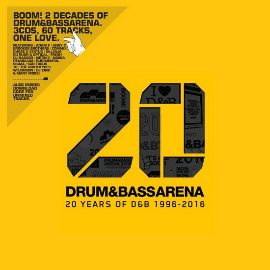 Drum & Bass Arena 20 Years (3CD) - COMPILATION