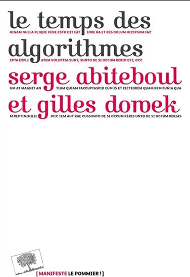Le Temps des algorithmes - SERGE ABITEBOUL - GILLES DOWEK