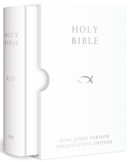 HOLY BIBLE: King James Version (KJV) White Presentation Edition
