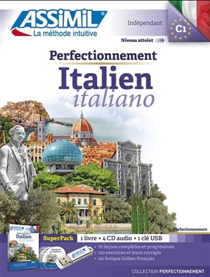 Perfectionnement italien Cof. 4 CD + USB N. éd. - FEDERICO BENEDETTI