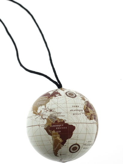 Ornement globe terrestre 3AS