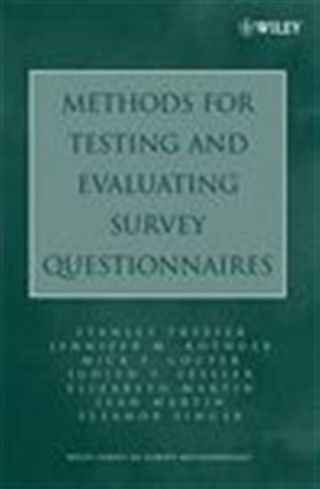 Methods for Testing and Evaluating Survey Questionnaires - COLLECTIF