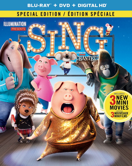 Sing (Blu-Ray+Dvd+Digital HD) - JENNINGS GARTH