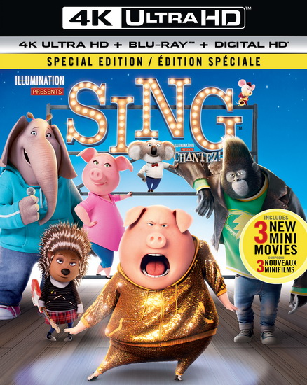 Sing (4K+Blu-Ray) - JENNINGS GARTH
