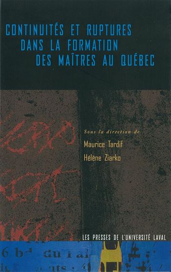 Continuités et ruptures dans formation.. - TARDIF & AL