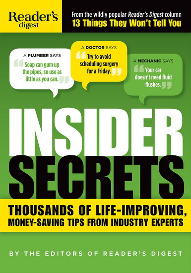 Insider Secrets - EDITORS OF READER'S DIGEST