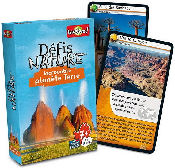 Cartes Défis Nature: Incroyable planète Terre
