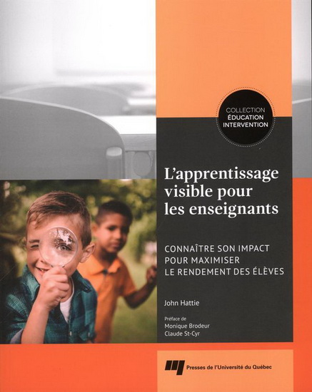 L&#39;Apprentissage visible pour les enseignants - JOHN HATTIE