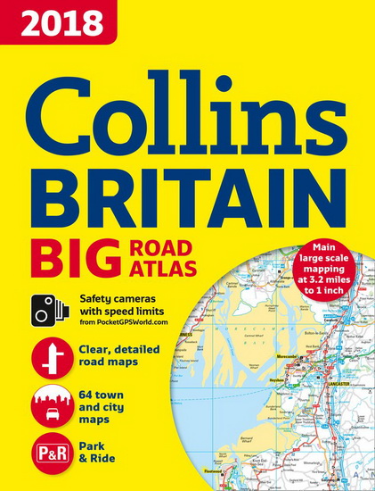 2018 Collins Big Road Atlas Britain - COLLINS MAPS