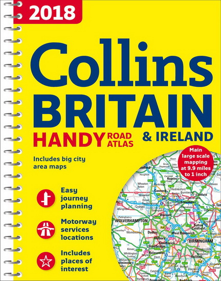 2018 Collins Handy Road Atlas Britain - COLLINS MAPS