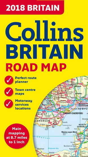 2018 Collins Map of Britain - COLLINS MAPS