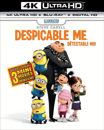 Despicable Me (+Bd+Dhd+Uv)(Despicable Me 3 Mov $) - DESPICABLE ME