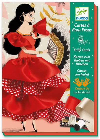 Cartes à frou-frous Flamenco
