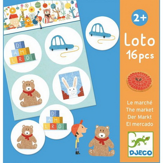 DJECO - Loto du marché - JEUX, JOUETS -  - Livres + cadeaux  + jeux