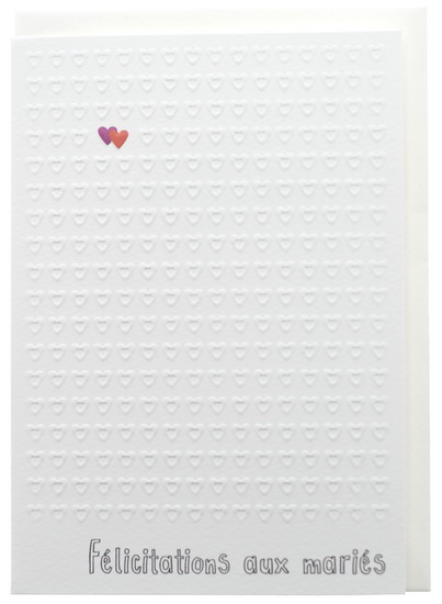 Félicitations aux mariés fond cœur
