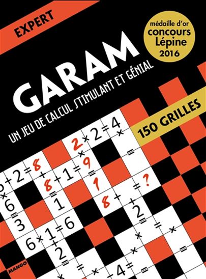 Garam : niveau expert : 150 grilles - COLLECTIF