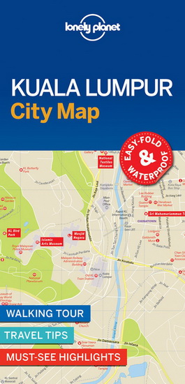 Lonely Planet Kuala Lumpur City Map 1st Ed. - COLLECTIF