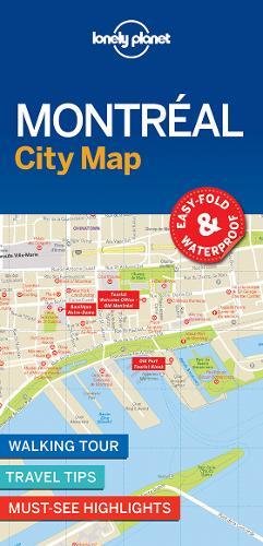 Lonely Planet Montreal City Map 1st Ed. - COLLECTIF