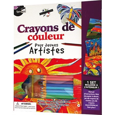 Crayons de couleur pour jeunes artistes