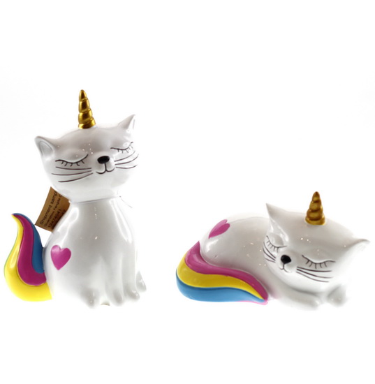 Tirelire Chat Licorne 2as Books Renaud Bray