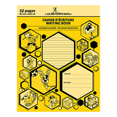 Cahier inter/point LG 32p jaune