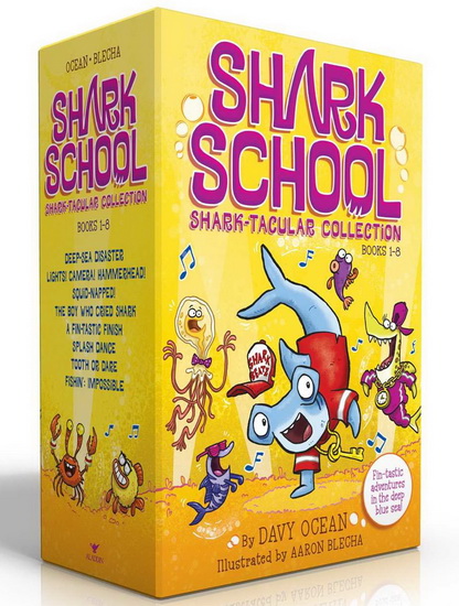 Shark School Shark-tacular Collection Books 1-8 - DAVY OCEAN