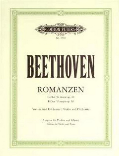 Romances For Violin Op. 40 In G & Op. 50 In F (Violon & Piano) - LUDWIG VAN BEETHOVEN