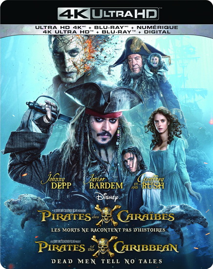 Pirates of The Caribbean: Dead Men Tell No Tales (4K+Blu-Ray+Digital Copy) - JOACHIM RØNNING - ESPEN SANDBERG
