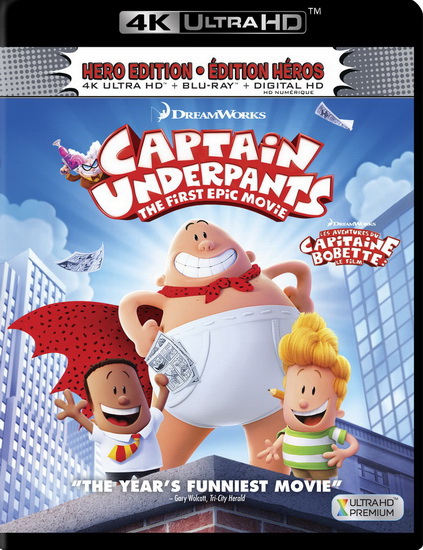 Captain Underpants: The First Epic Movie (4K+Digital Copy) - DAVID SOREN