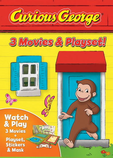 Curious George: 3 Movies & Playset - CURIOUS GEORGE