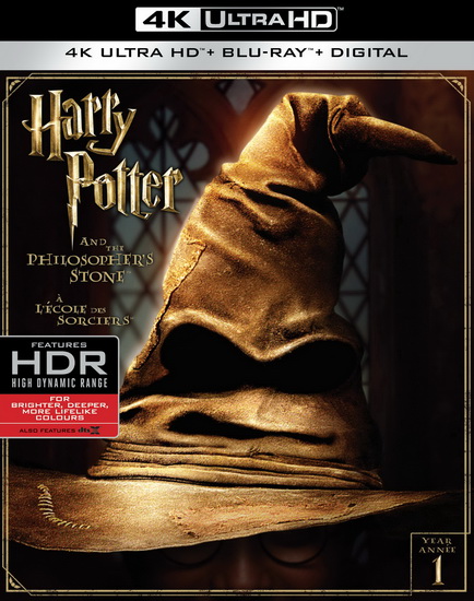 Harry Potter and The Philosopher's Stone (4K+Blu-Ray) - COLUMBUS CHRIS