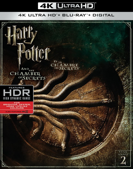 Harry Potter and The Chamber of Secrets (4K+Blu-Ray) - COLUMBUS CHRIS