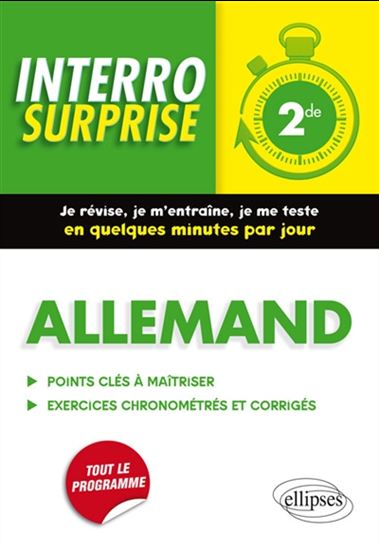 Allemand, seconde - PASCAL CURIN