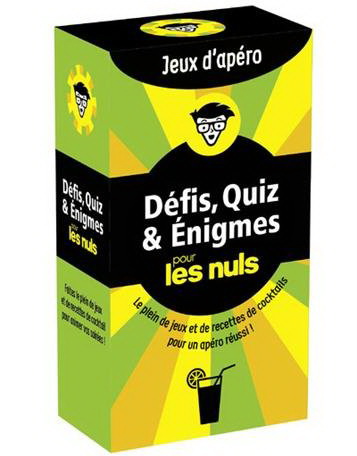 Boîte jeux d&#39;apéro : défis, quiz et énigmes pour les nuls Cof. N. éd. - STÉPHANIE BOUVET - GUY MUSART