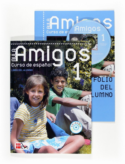 Aula amigos 1 : libro alumno & portafolio & CD - CLARA MIKI KONDO & AL